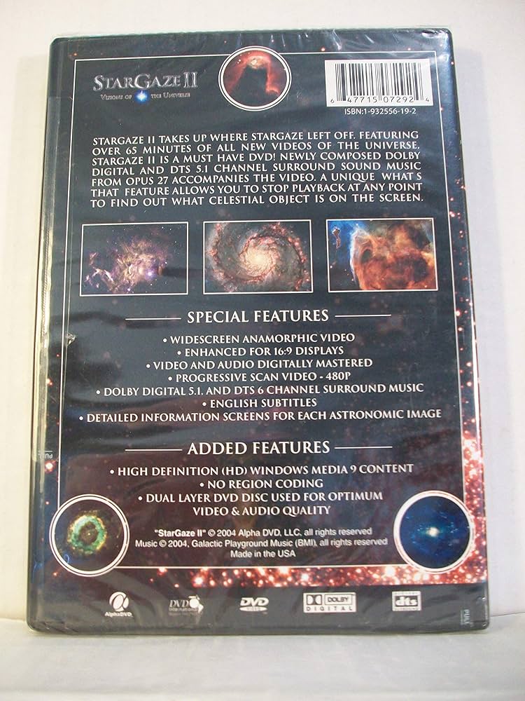 Amazon.com: Stargaze II - Visions of the Universe : StarGaze